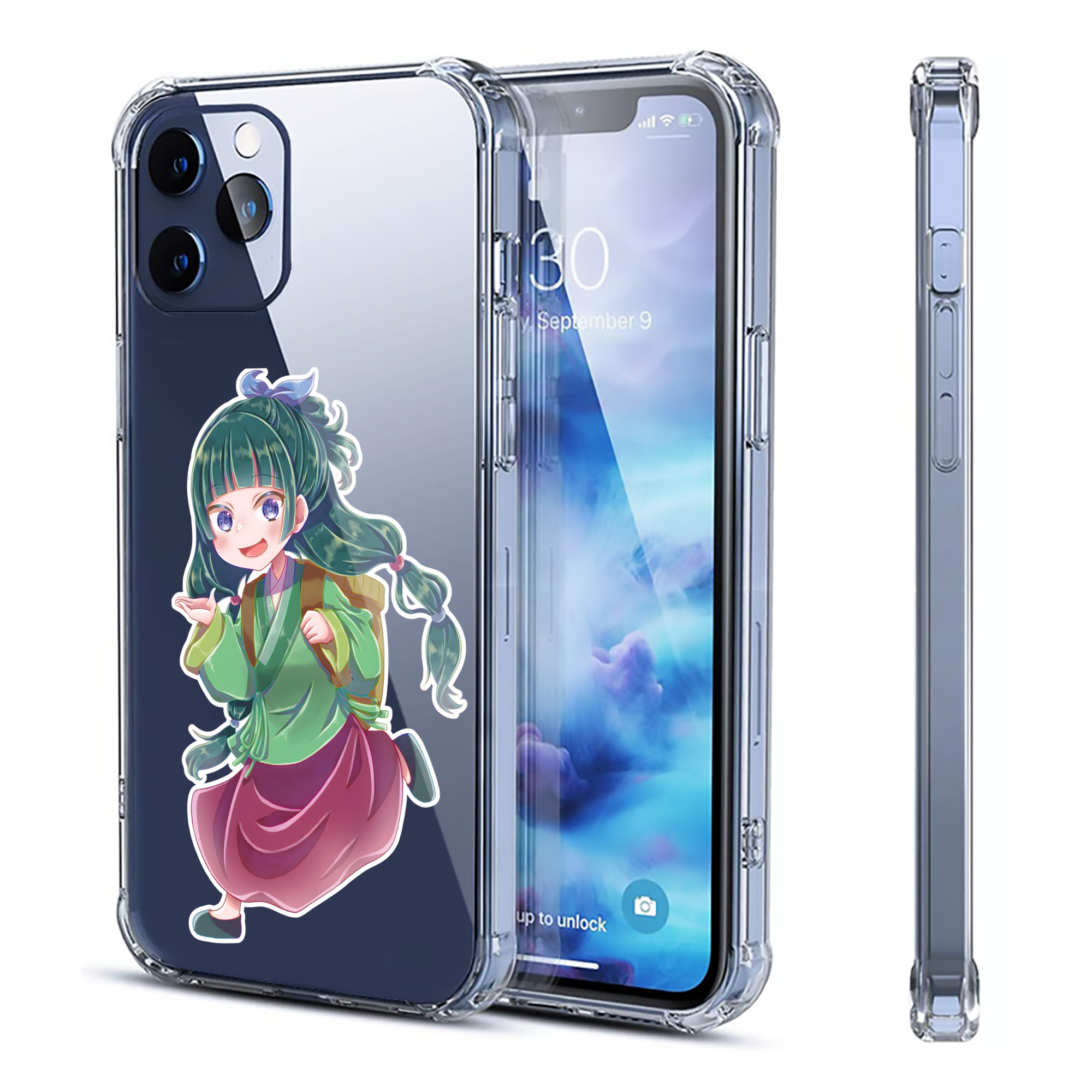 （画像用） 薬屋のひとりごと The Apothecary Diaries 【iPhone 12シリーズ対応】透明スマホケース（クリアソフトケース）